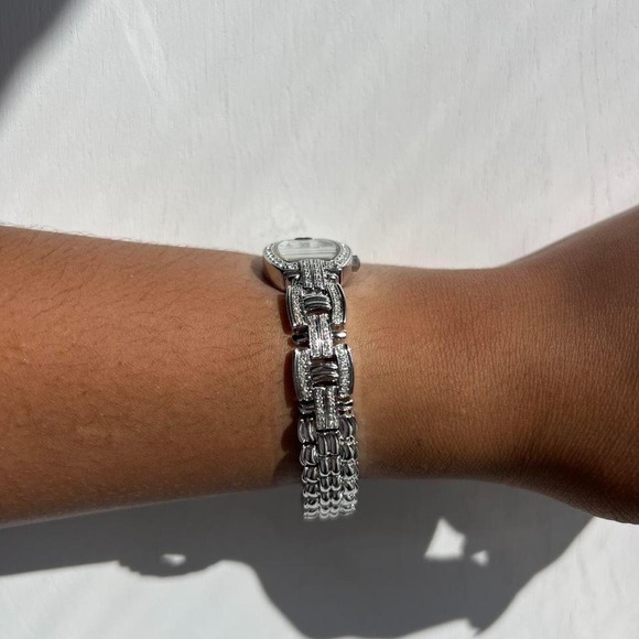 SILVER TONE CARAVELLE BY BULOVA WATCH‎ main image 4